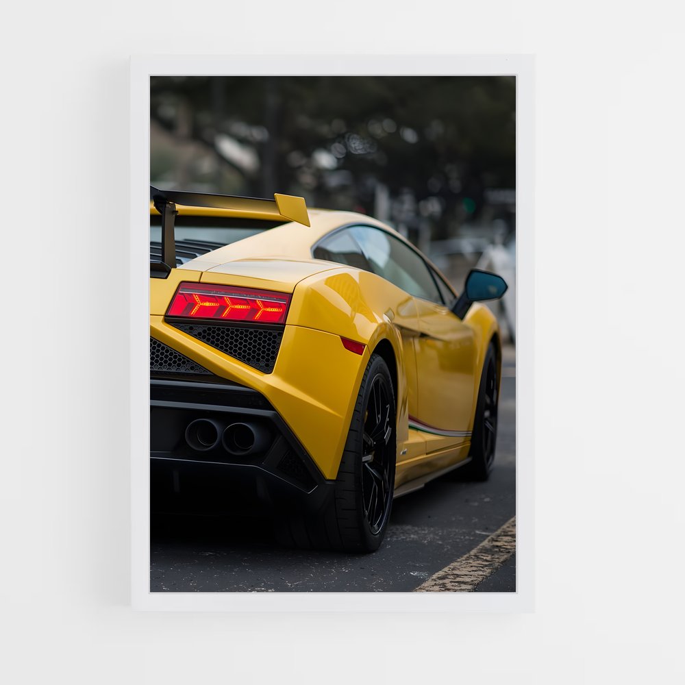 Poster Lamborghini Gallardo (vue 3)